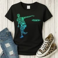 Disc Golf Frisbee Women's T-Shirt thumb 3