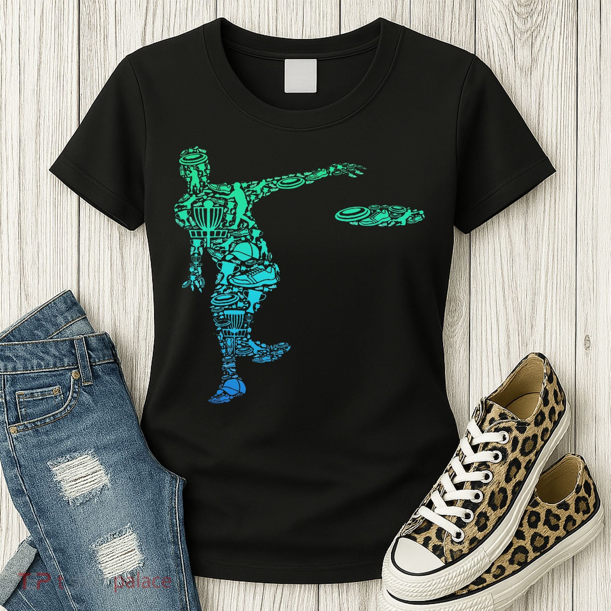Disc Golf Frisbee Women's T-Shirt