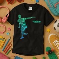 Disc Golf Frisbee Kids T-Shirt thumb 3