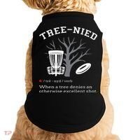 Disc Golf Funny Stupid Tree Treenied III Doggie Tank thumb 0