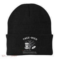 Disc Golf Funny Stupid Tree Treenied III Beanie thumb 0