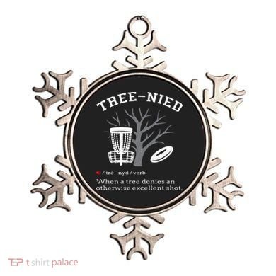 Disc Golf Funny Stupid Tree Treenied III Ornament