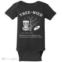 Disc Golf Funny Stupid Tree Treenied III Baby Bodysuit thumb 0