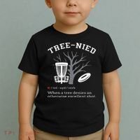 Disc Golf Funny Stupid Tree Treenied III Toddler T-Shirt thumb 2