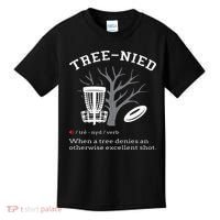 Disc Golf Funny Stupid Tree Treenied III Kids T-Shirt thumb 0