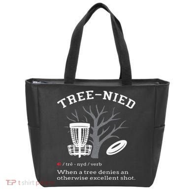 Disc Golf Funny Stupid Tree Treenied III Tote Bag
