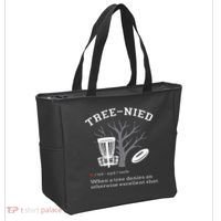 Disc Golf Funny Stupid Tree Treenied III Tote Bag thumb 2