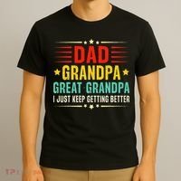 Dad Grandpa Great Grandpa Cool T-Shirt thumb 3