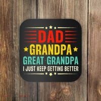 Dad Grandpa Great Grandpa Cool Coaster thumb 0
