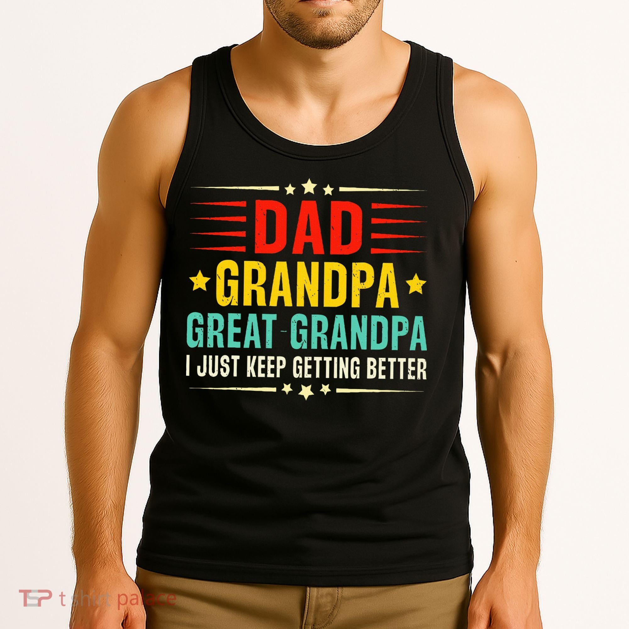 Dad Grandpa Great Grandpa Cool Tank Top