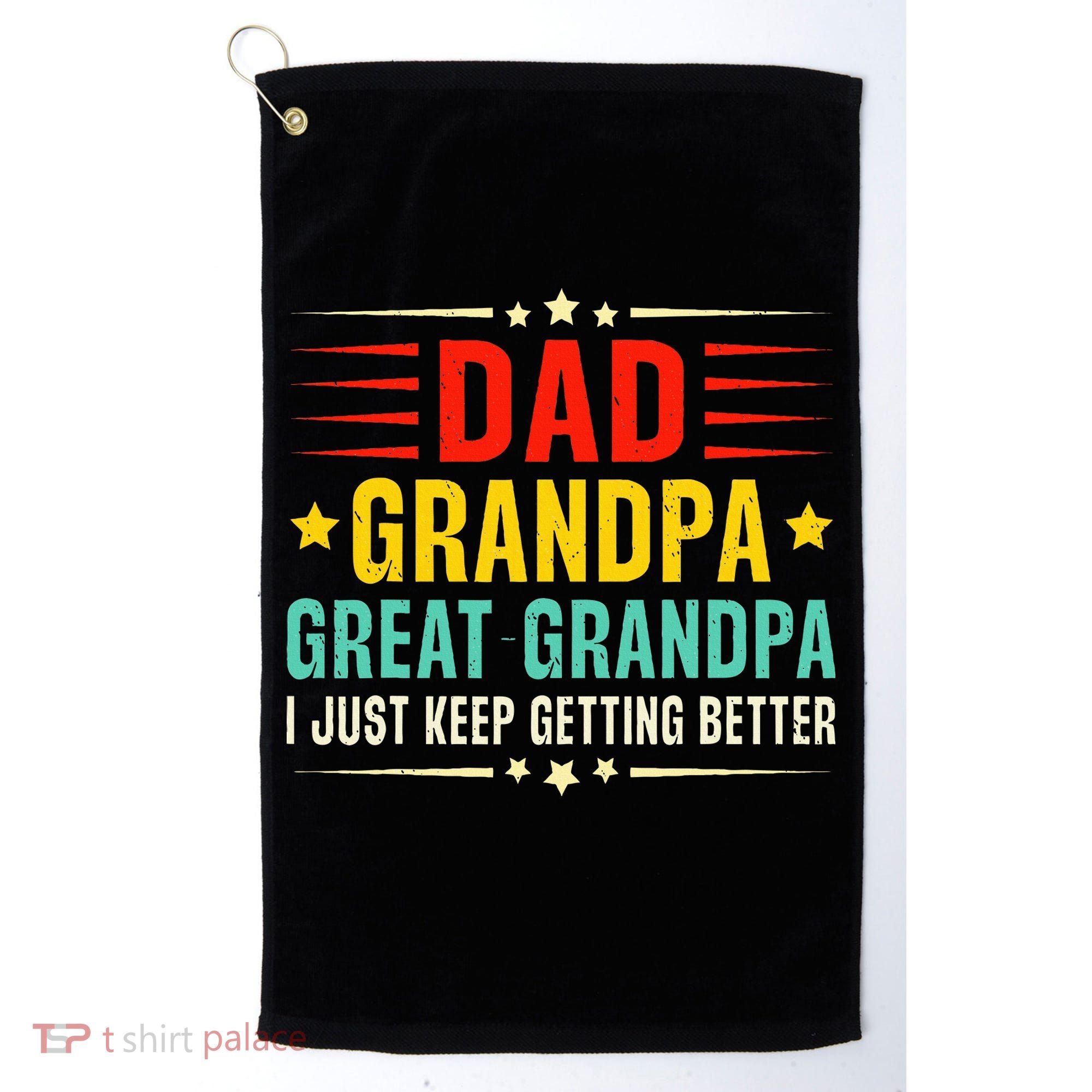 Dad Grandpa Great Grandpa Cool Golf Towel
