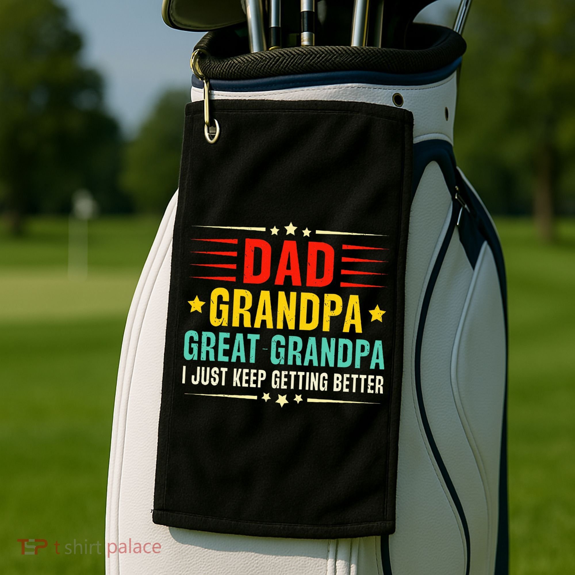 Dad Grandpa Great Grandpa Cool Golf Towel