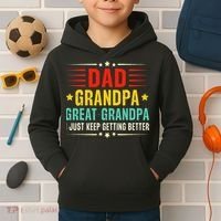 Dad Grandpa Great Grandpa Cool Kids Hoodie thumb 2