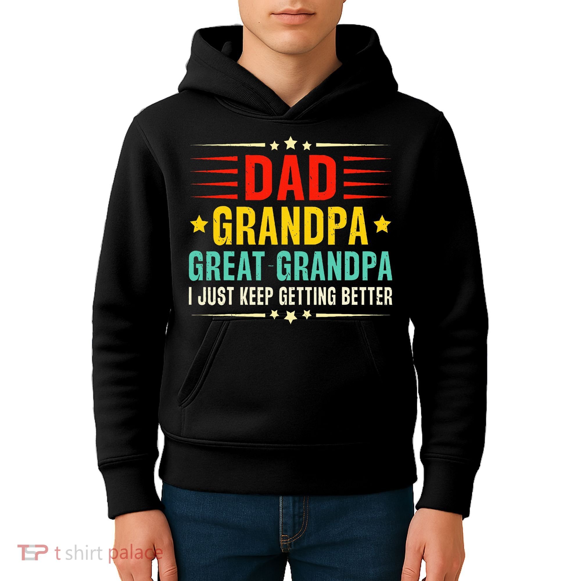 Dad Grandpa Great Grandpa Cool Kids Hoodie