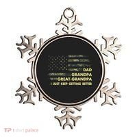 Dad Grandpa Great Grandpa Fathers Day Flag Gift Tee Ornament thumb 0