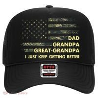 Dad Grandpa Great Grandpa Fathers Day Flag Gift Tee Hat thumb 0
