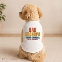 Dad Grandpa Great Grandpa Just Keep Getting Better Doggie Tank thumb 2