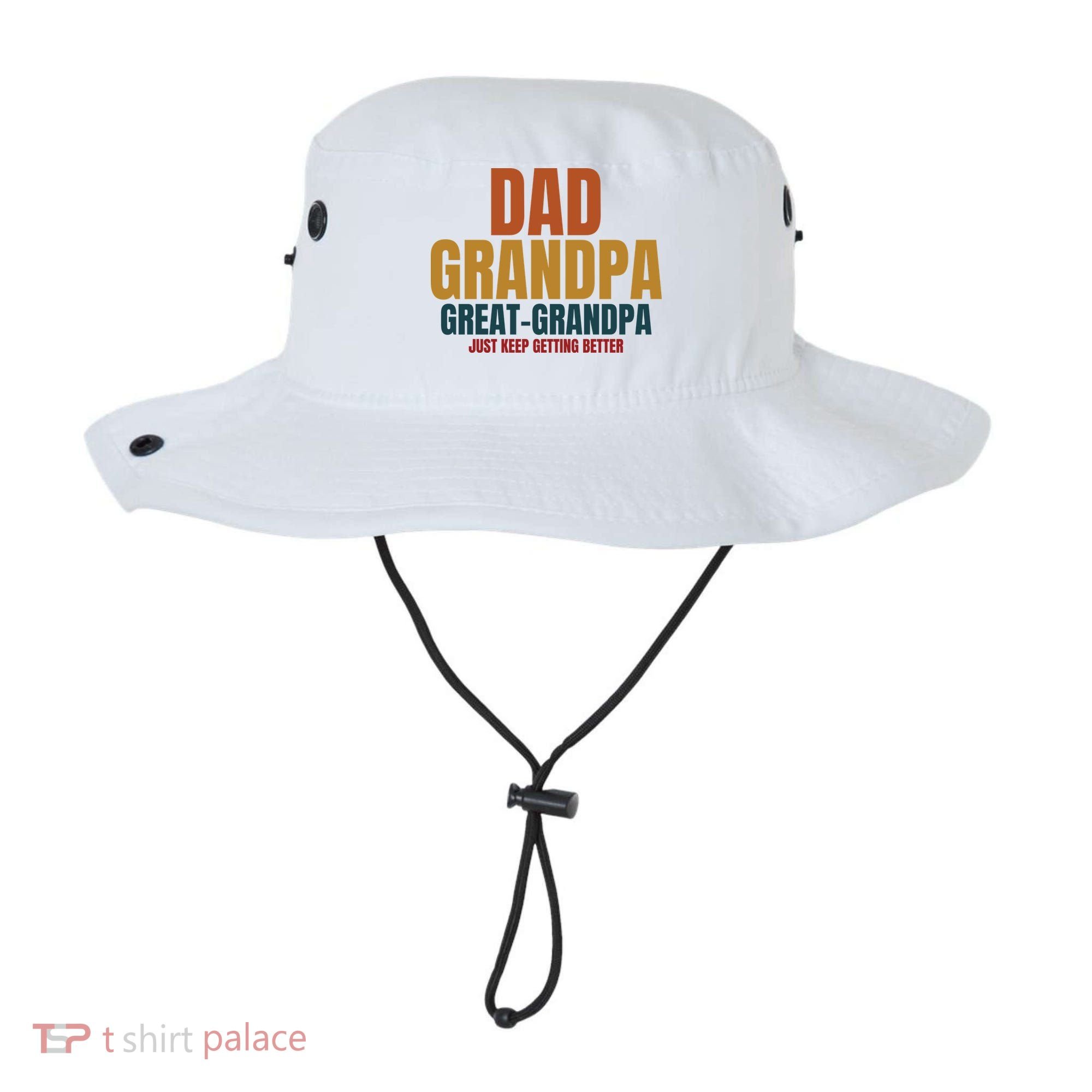 Dad Grandpa Great Grandpa Just Keep Getting Better Bucket Hat
