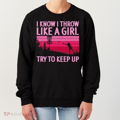 Disc Golf Game Of Throws Funny Frisbee Golf Women's Sweatshirt