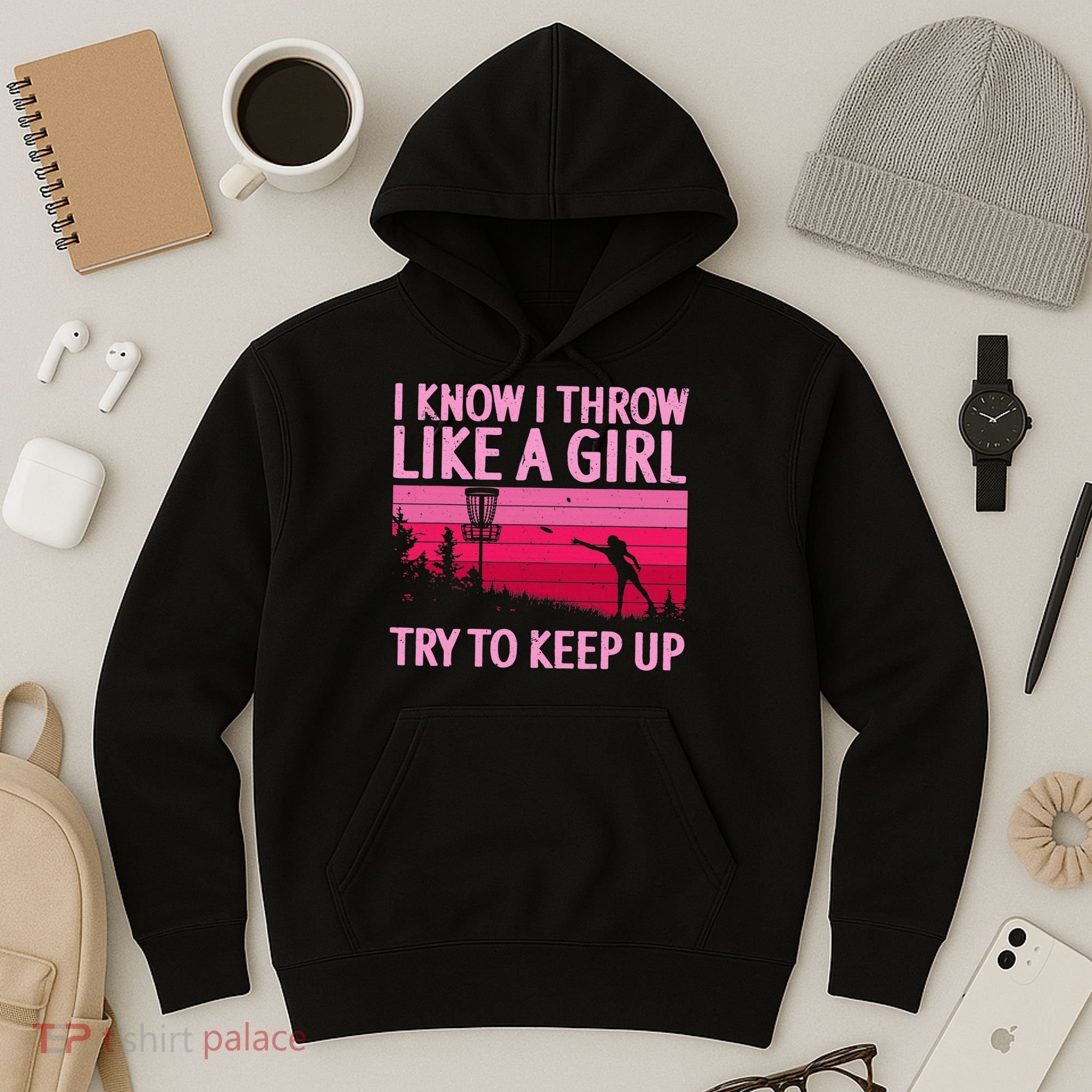 Disc Golf Game Of Throws Funny Frisbee Golf Hoodie