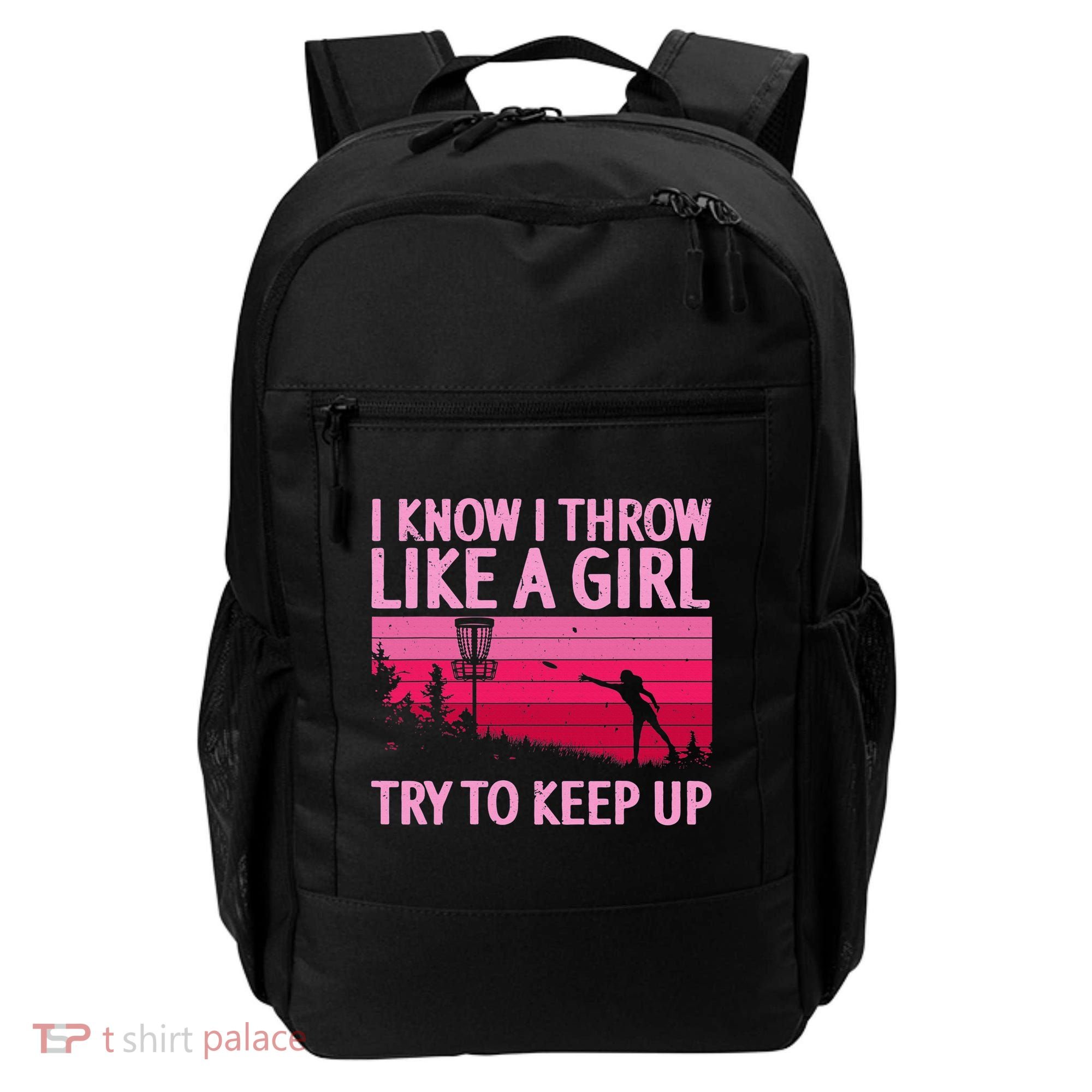 Disc Golf Game Of Throws Funny Frisbee Golf Backpack