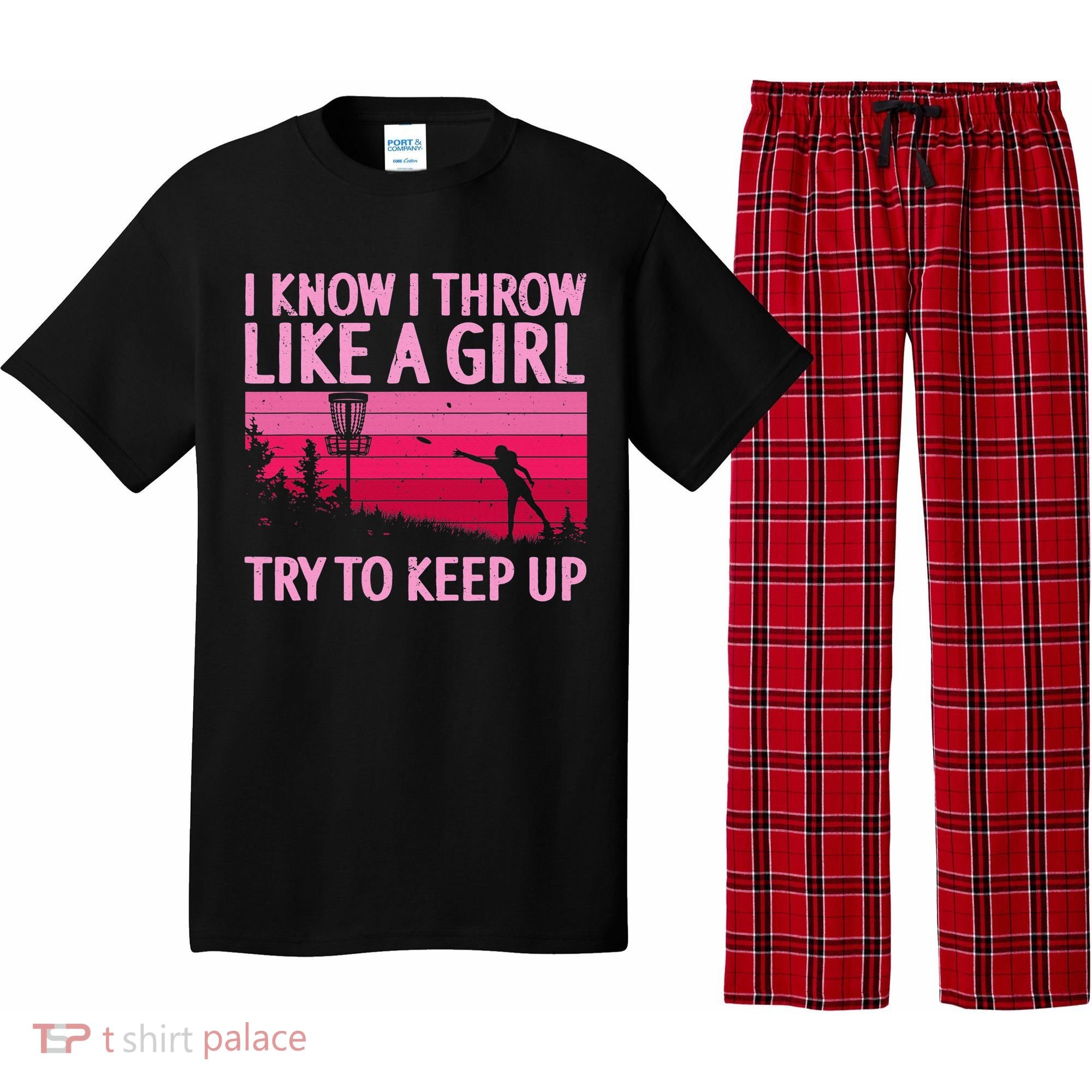 Disc Golf Game Of Throws Funny Frisbee Golf Pajama Set