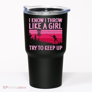 Disc Golf Game Of Throws Funny Frisbee Golf Tumbler