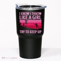 Disc Golf Game Of Throws Funny Frisbee Golf Tumbler thumb 0