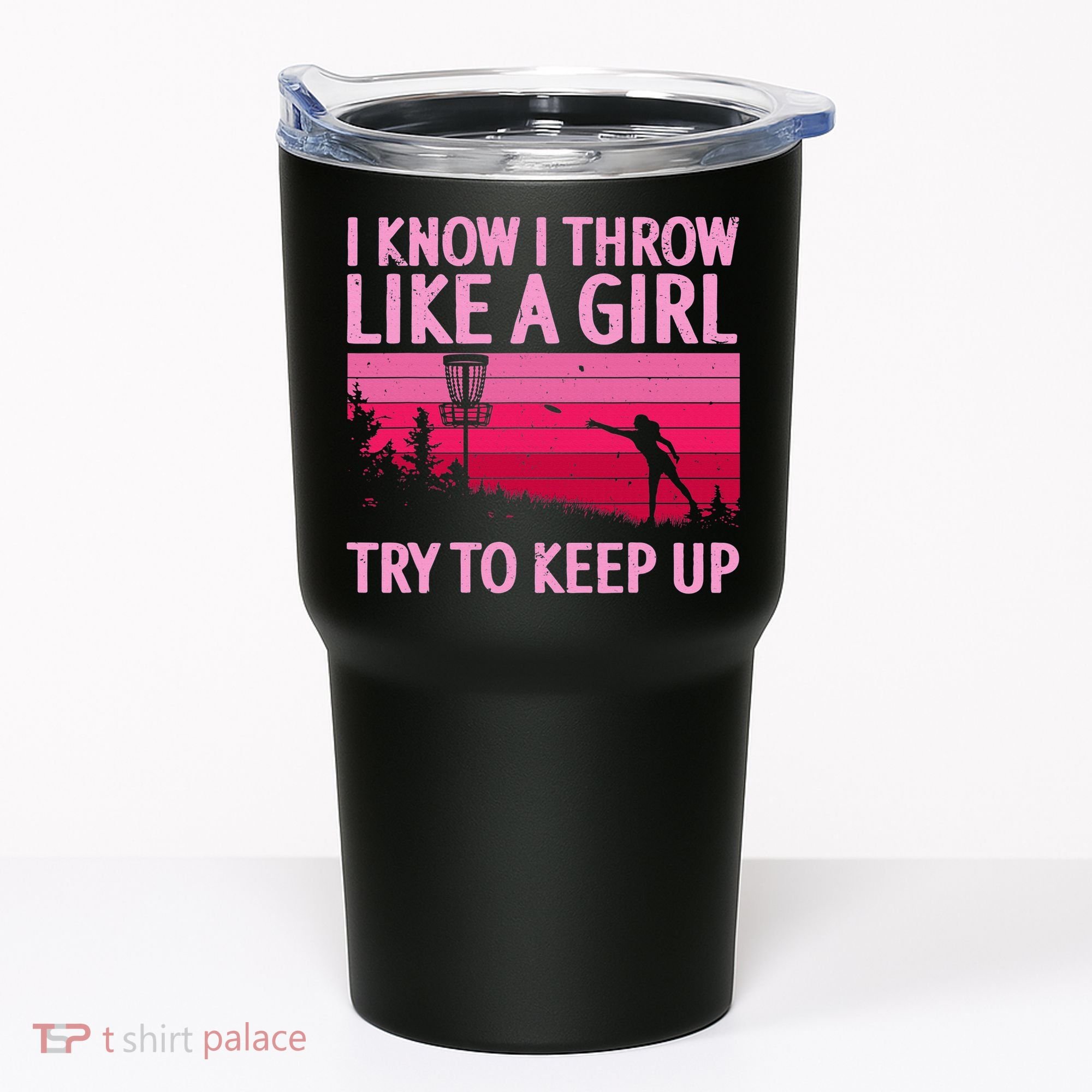 Disc Golf Game Of Throws Funny Frisbee Golf Tumbler