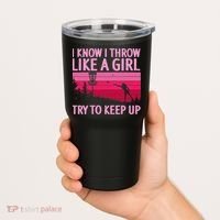 Disc Golf Game Of Throws Funny Frisbee Golf Tumbler thumb 2