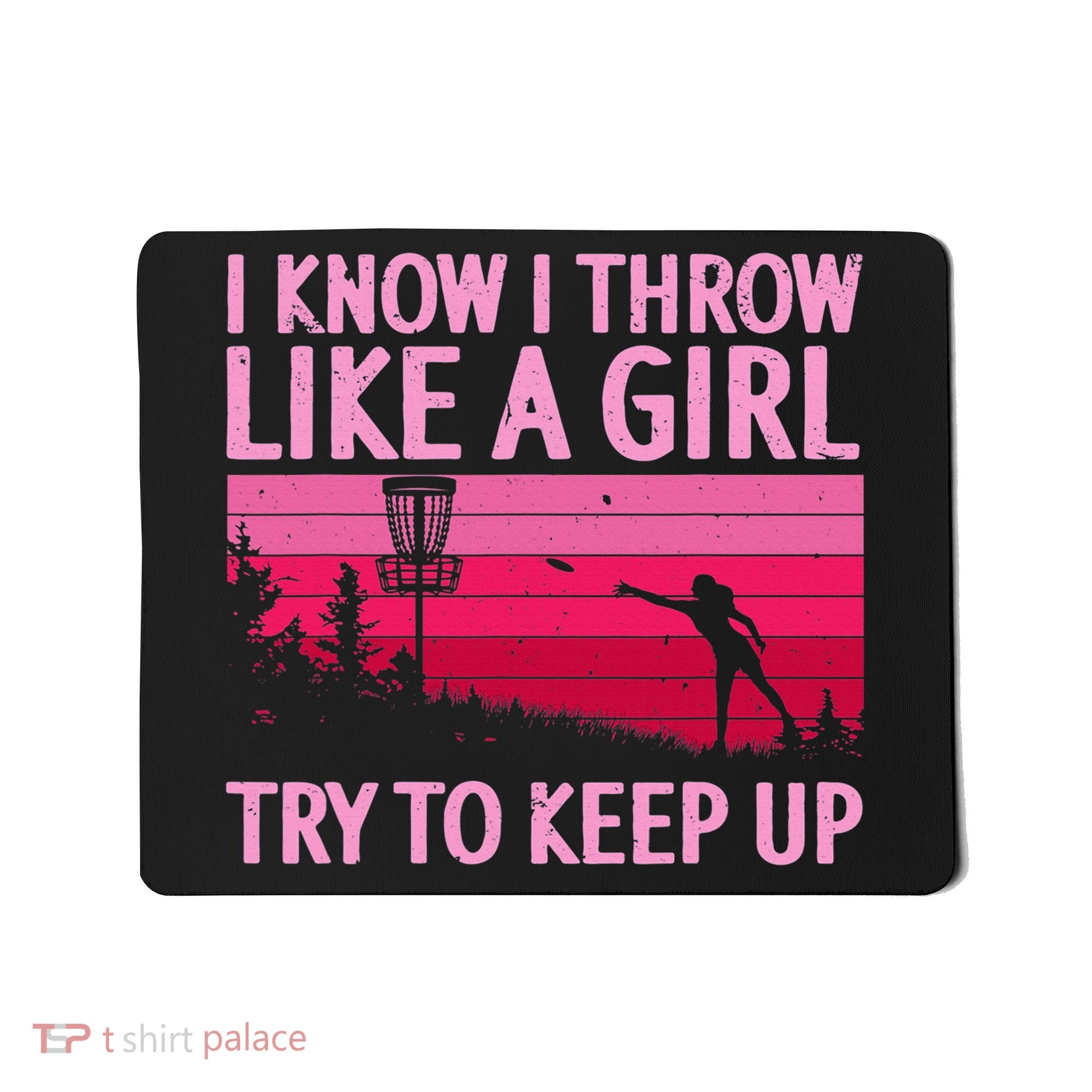 Disc Golf Game Of Throws Funny Frisbee Golf Mousepad