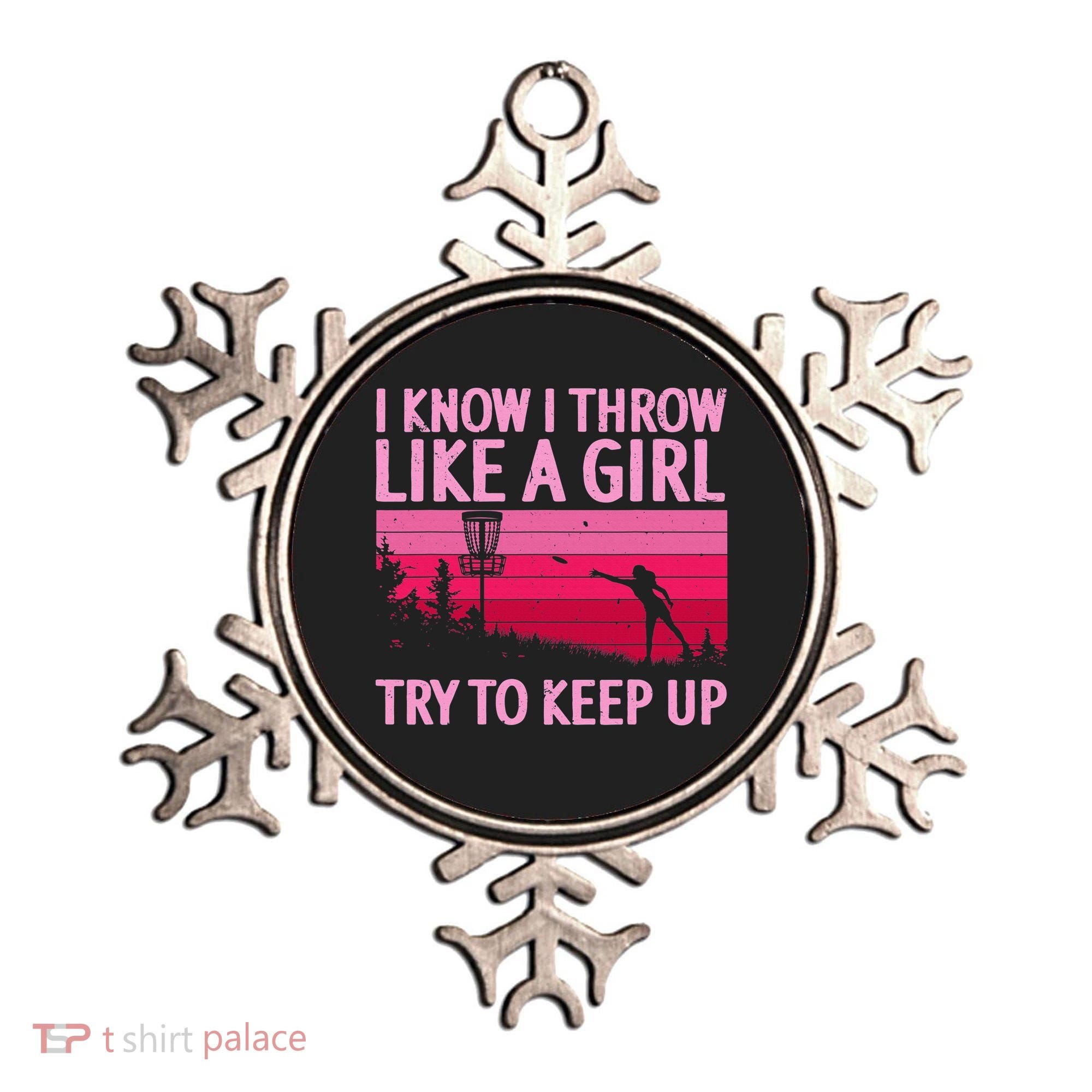 Disc Golf Game Of Throws Funny Frisbee Golf Ornament