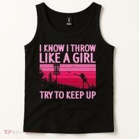 Disc Golf Game Of Throws Funny Frisbee Golf Tank Top thumb 2