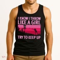 Disc Golf Game Of Throws Funny Frisbee Golf Tank Top thumb 3