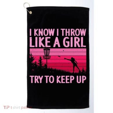 Disc Golf Game Of Throws Funny Frisbee Golf Golf Towel