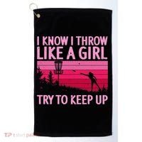 Disc Golf Game Of Throws Funny Frisbee Golf Golf Towel thumb 0