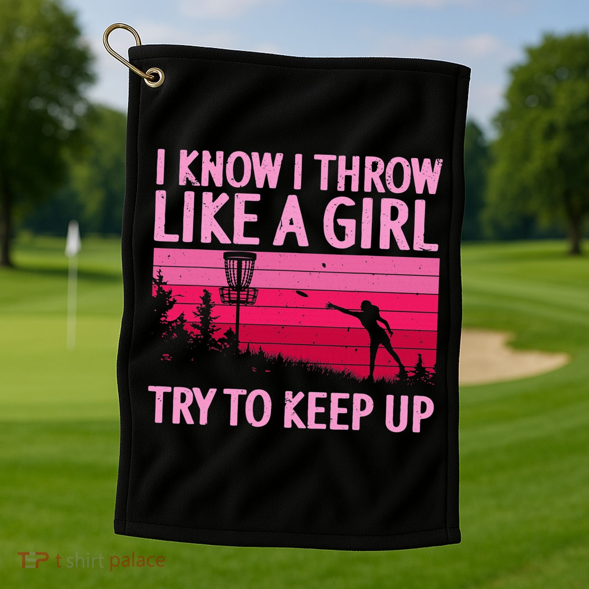 Disc Golf Game Of Throws Funny Frisbee Golf Golf Towel