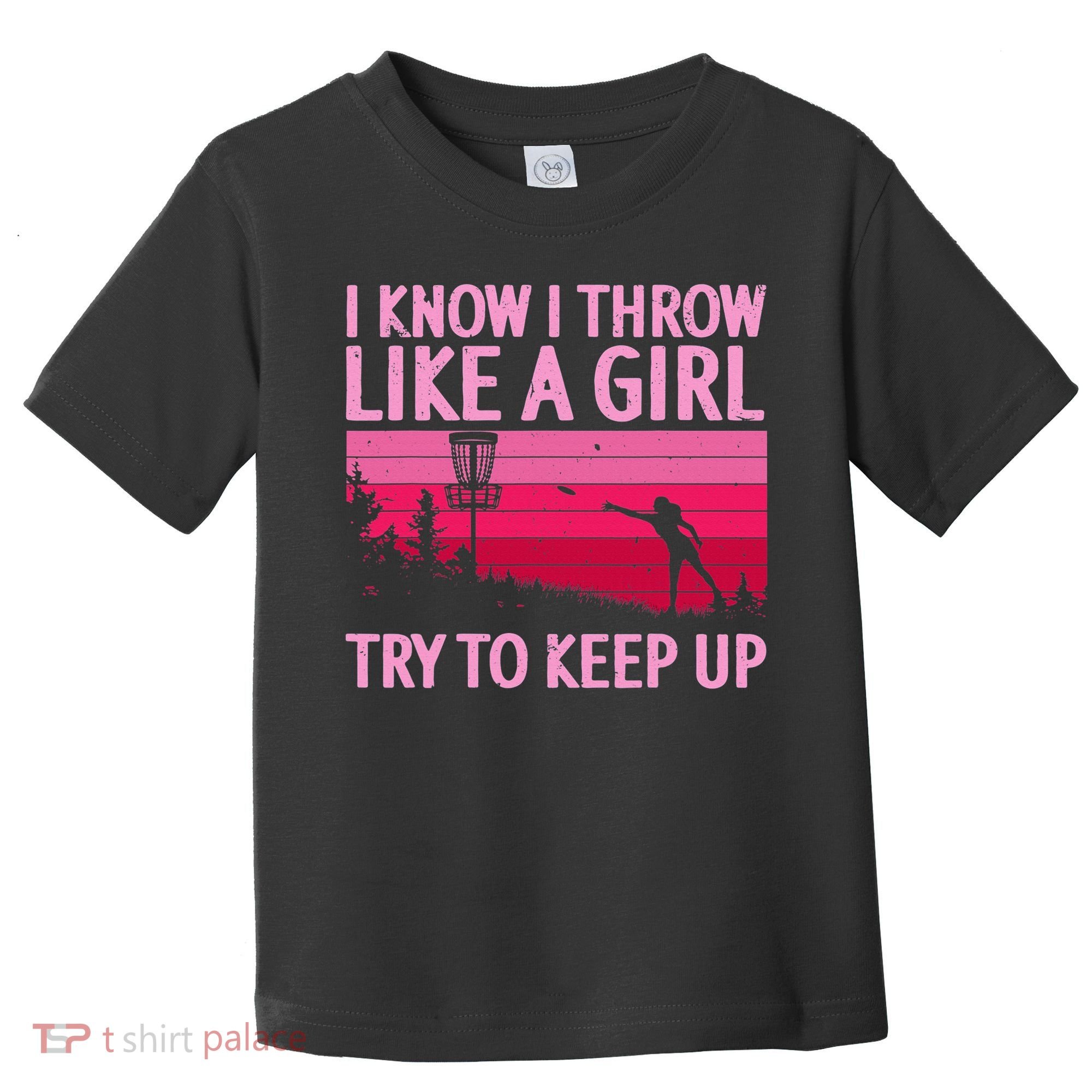 Disc Golf Game Of Throws Funny Frisbee Golf Toddler T-Shirt