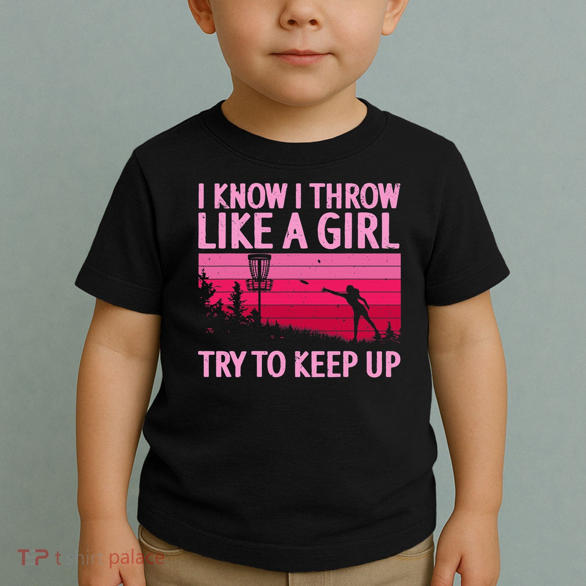 Disc Golf Game Of Throws Funny Frisbee Golf Toddler T-Shirt