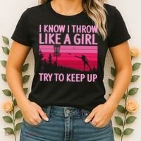 Disc Golf Game Of Throws Funny Frisbee Golf Women's T-Shirt thumb 2