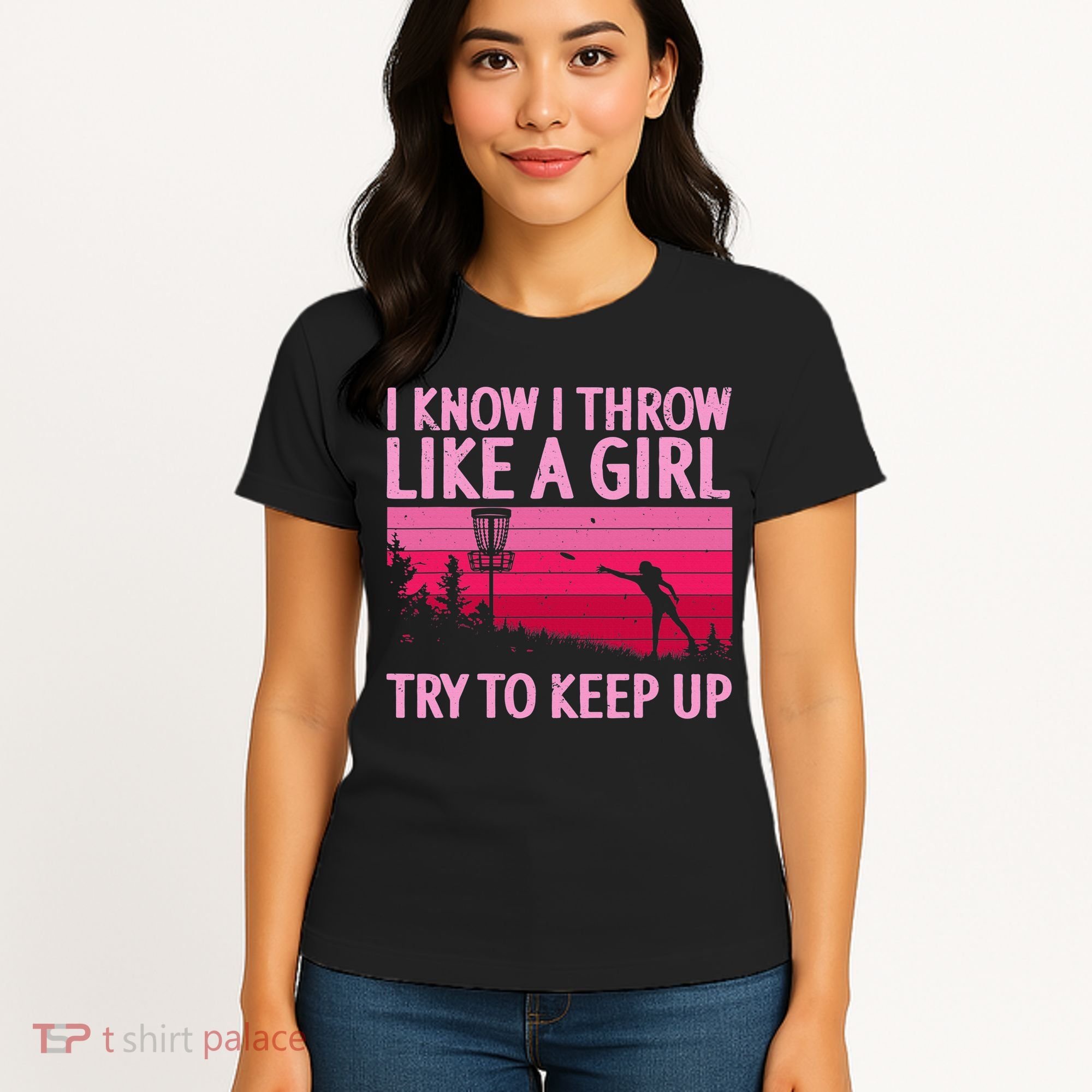 Disc Golf Game Of Throws Funny Frisbee Golf Women's T-Shirt