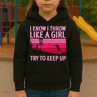 Disc Golf Game Of Throws Funny Frisbee Golf Kids Hoodie thumb 3