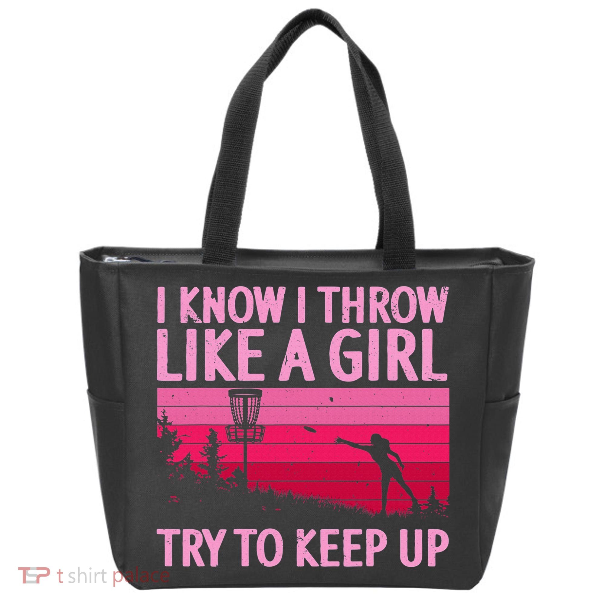 Disc Golf Game Of Throws Funny Frisbee Golf Tote Bag
