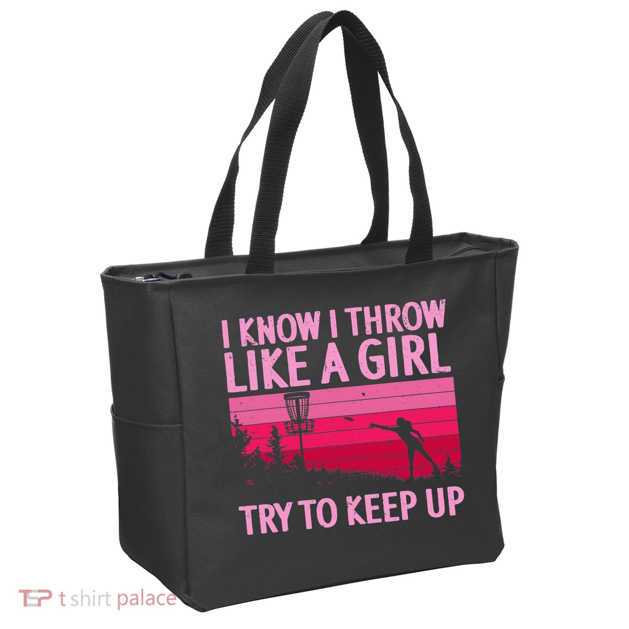 Disc Golf Game Of Throws Funny Frisbee Golf Tote Bag