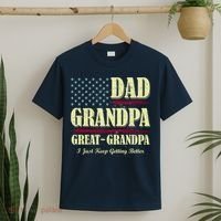 Dad Grandpa Great-Grandpa I Just Keep Getting Better Vintage Gift T-Shirt thumb 2