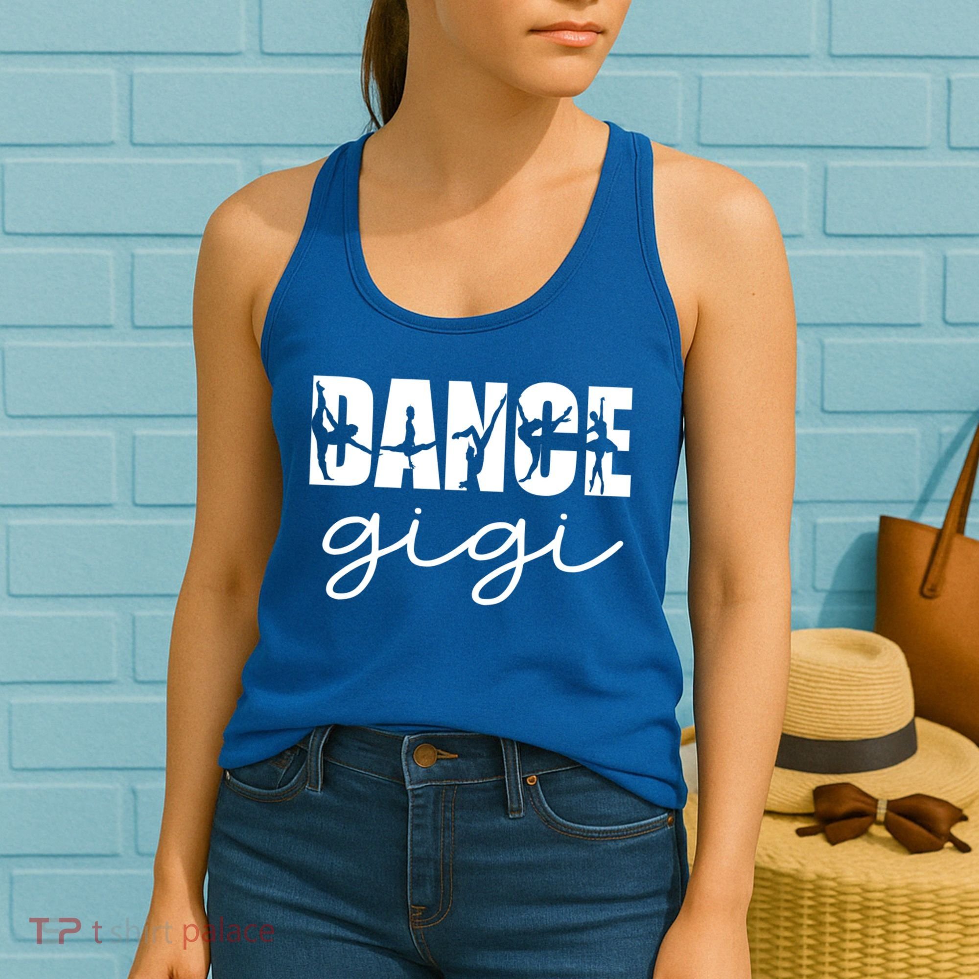 Dance Gigi Grandma Gigi Of A Dancer Dancing Gigi Gift Women's Tank Top