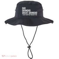 Dad Grandad Great Grandad  I Just Keep Getting Better Bucket Hat thumb 0