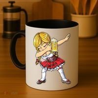 Dabbing German Girl Gift Oktoberfest Women Dirndl Beer Great Gift Coffee Mug thumb 4