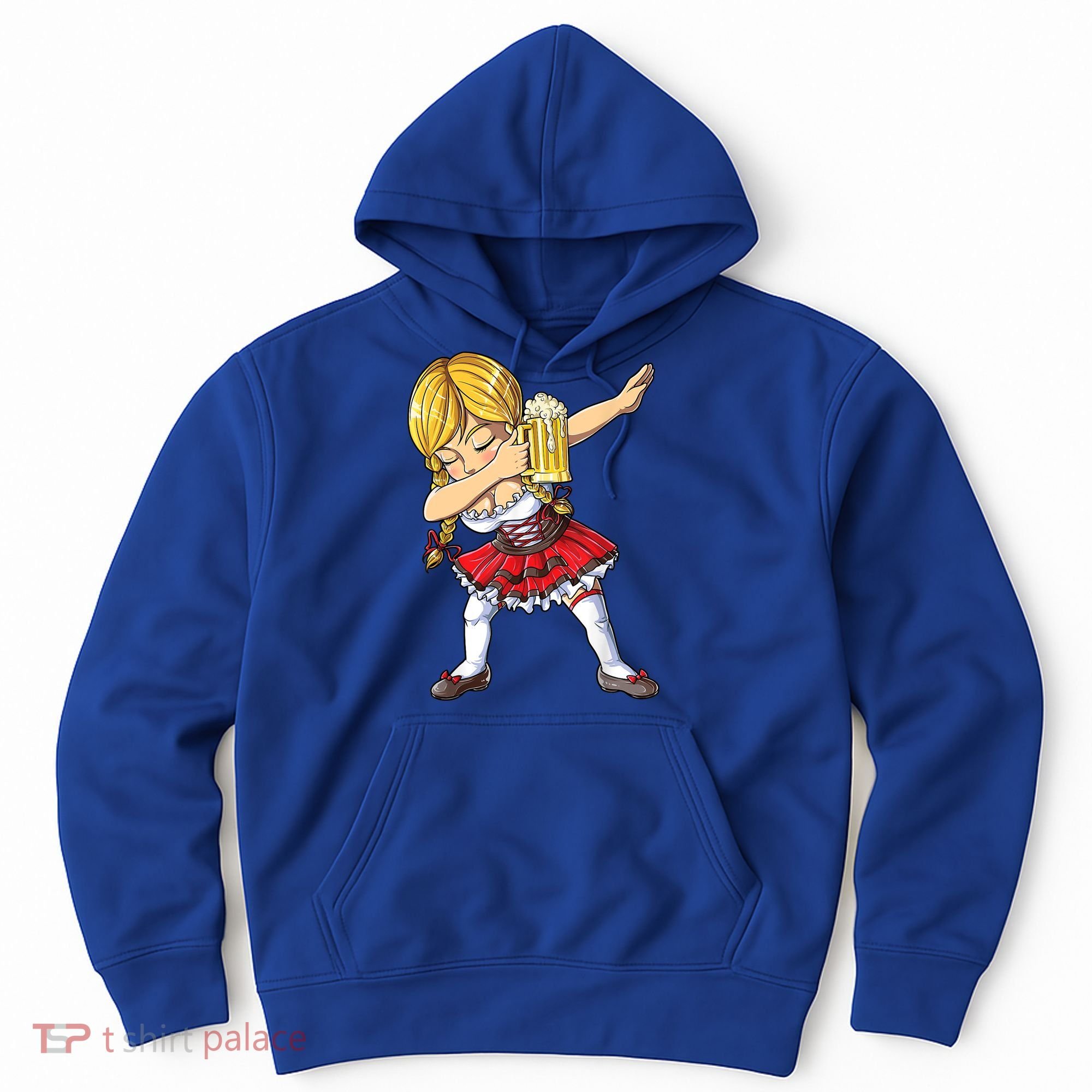 Dabbing German Girl Gift Oktoberfest Women Dirndl Beer Great Gift Hoodie