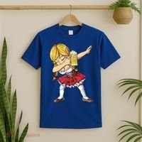 Dabbing German Girl Gift Oktoberfest Women Dirndl Beer Great Gift T-Shirt thumb 2
